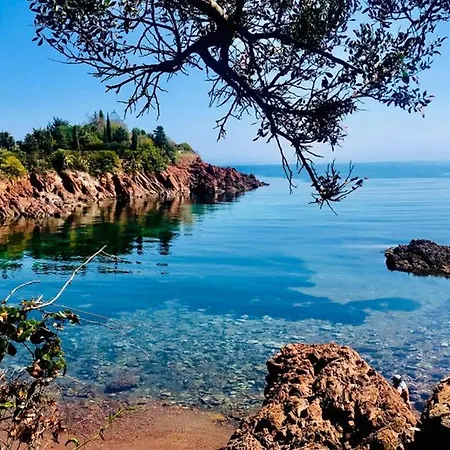 Le Trayas Raphael Superbe 3 Pièces Vue Mer Jardin Privatif Jacuzzi 6 Personnes